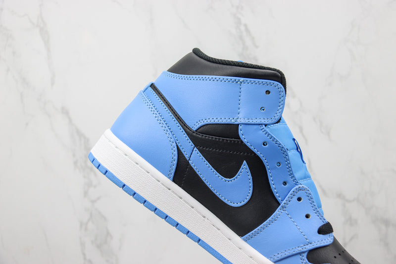 Air Jordan 1 Mid "University Blue Black"