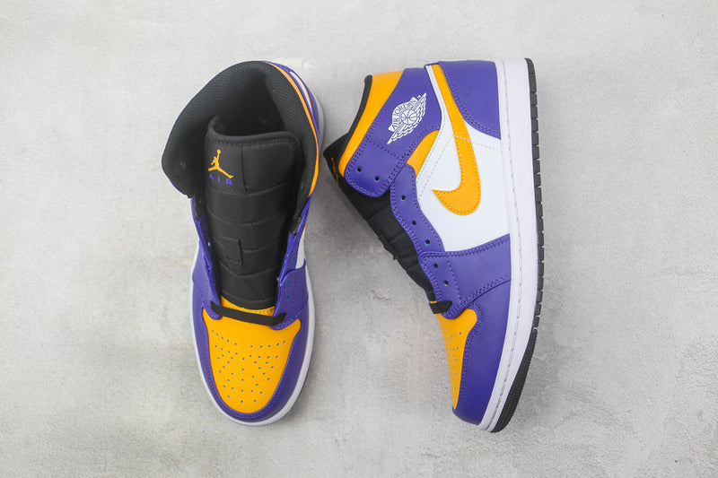 Air Jordan 1 Mid "Lakers"