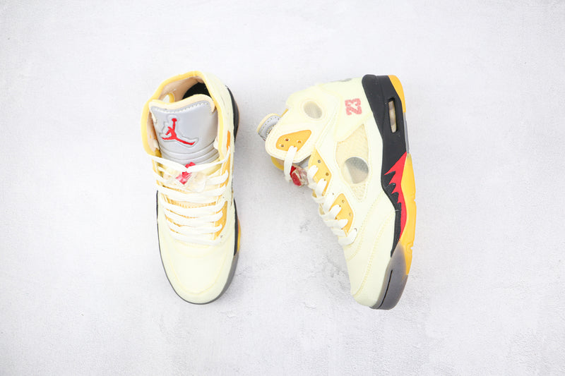 Air Jordan 5 X Off-White "Sail"