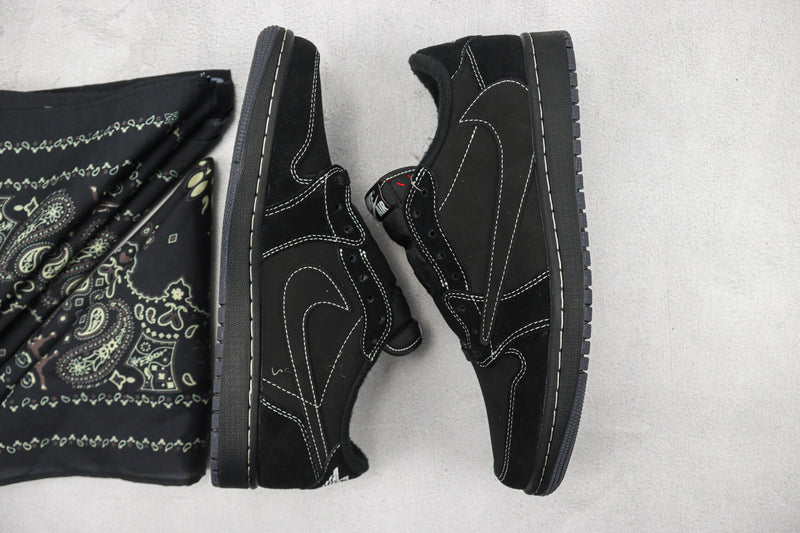 Travis Scott x Air Jordan 1 Low "Black Phantom"