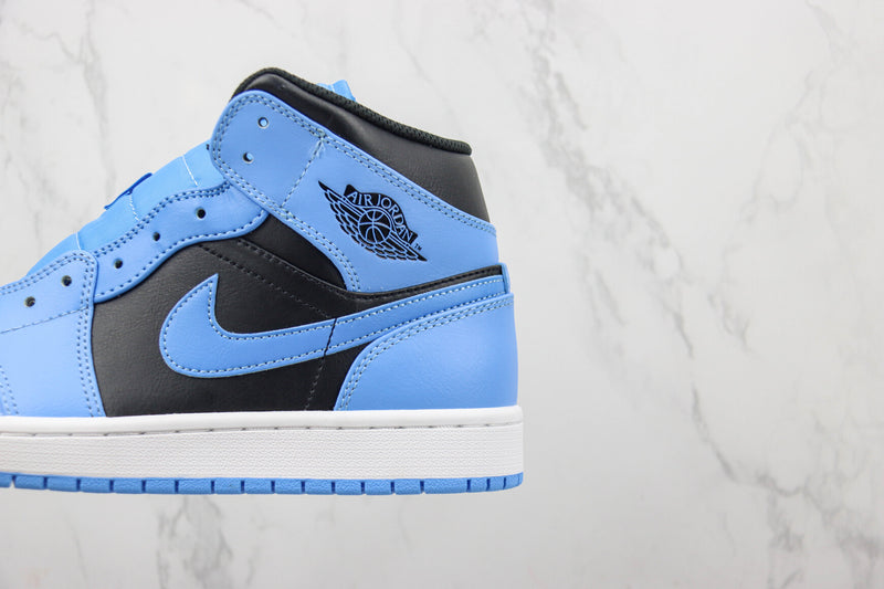 Air Jordan 1 Mid "University Blue Black"