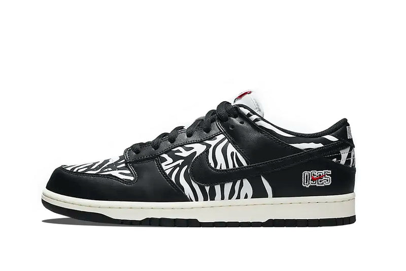 Quartersnacks x Nike SB Dunk Low "Little Debbies Zebra Cake"