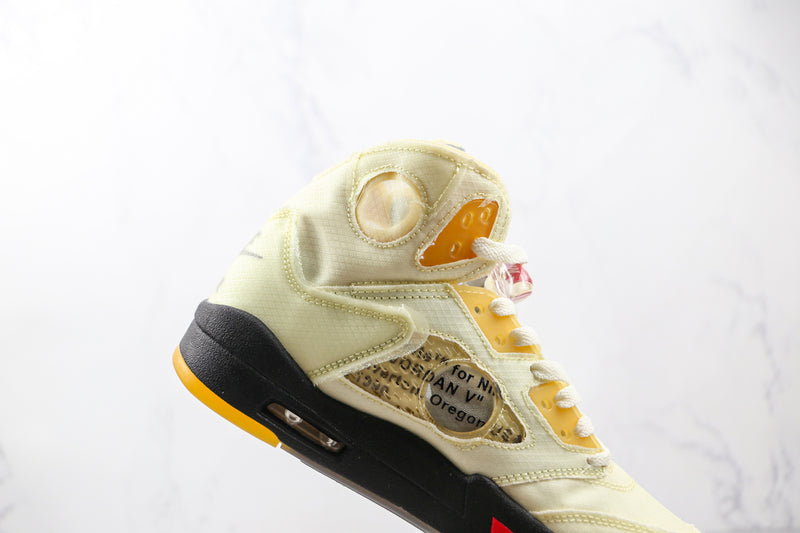 Air Jordan 5 X Off-White "Sail"