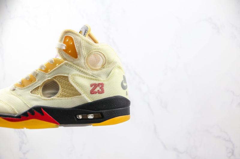 Air Jordan 5 X Off-White "Sail"