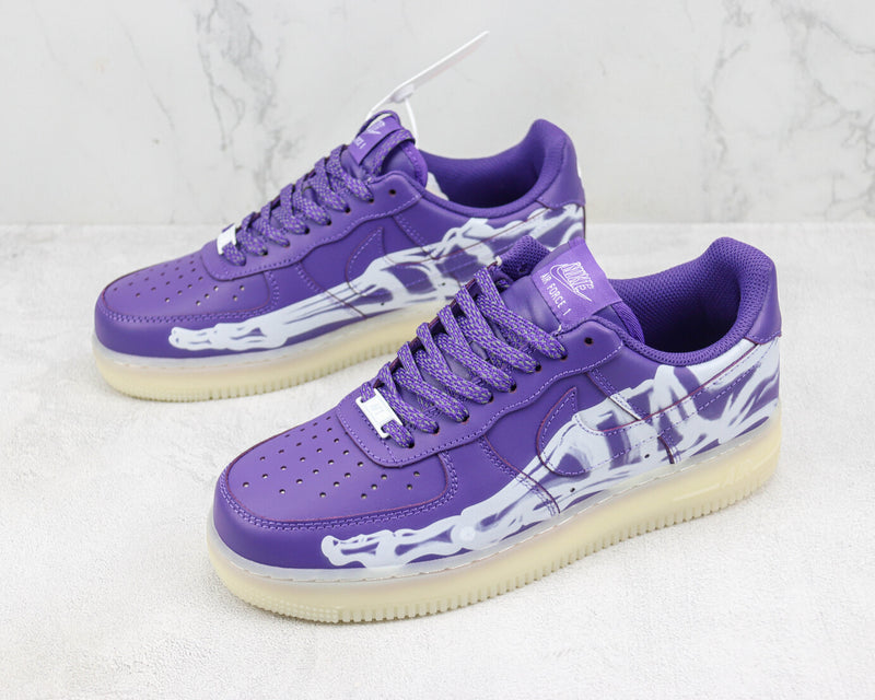 Nike Air Force 1 "Purple Skeleton"