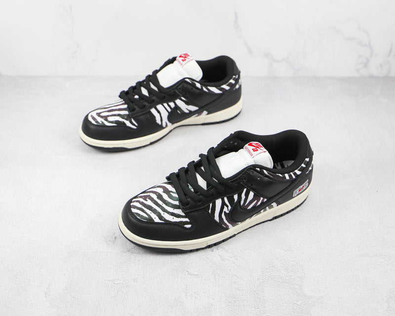 Quartersnacks x Nike SB Dunk Low "Little Debbies Zebra Cake"