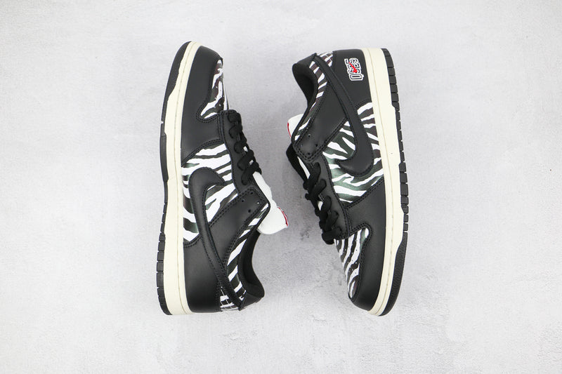 Quartersnacks x Nike SB Dunk Low "Little Debbies Zebra Cake"