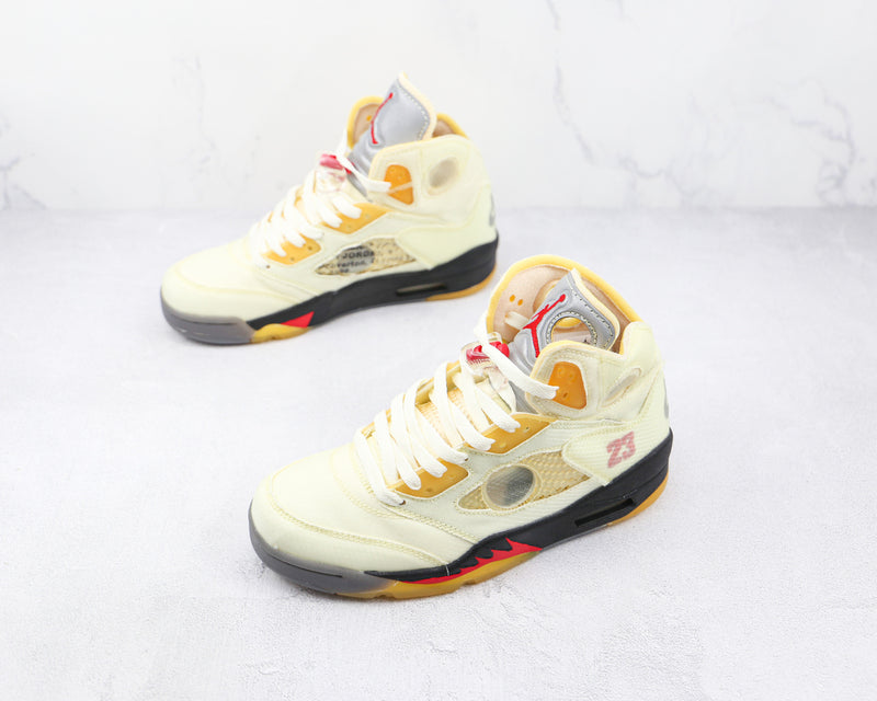 Air Jordan 5 X Off-White "Sail"