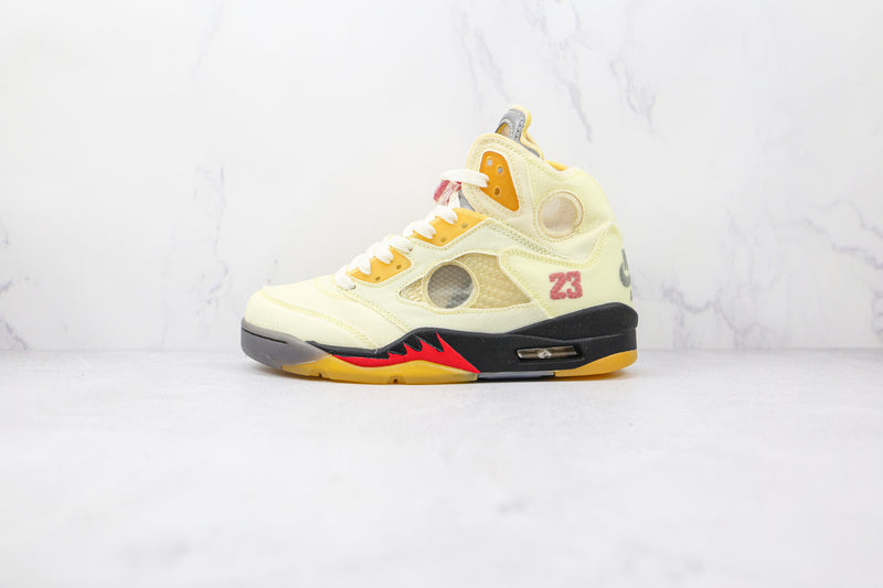 Air Jordan 5 X Off-White "Sail"